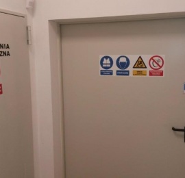 opisy i oznakowanie pomieszczeń