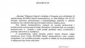 referencje MAXIMA